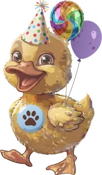 Celebrating duck