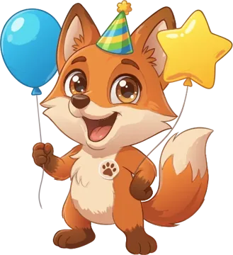Celebrating fox