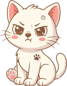 Grumpy kitten
