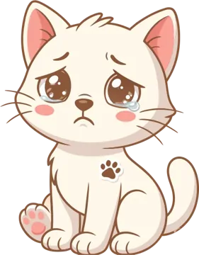Sad kitten