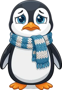 Sad penguin