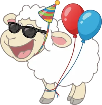 Celebrating sheep